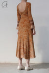 mame kurogouchi velvet jacquard dress MM22SS JS005
